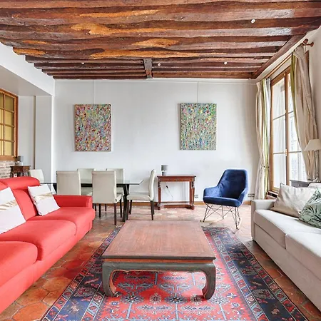 Duplex Atypique 3 Au Coeur Du Marais Appartamento *